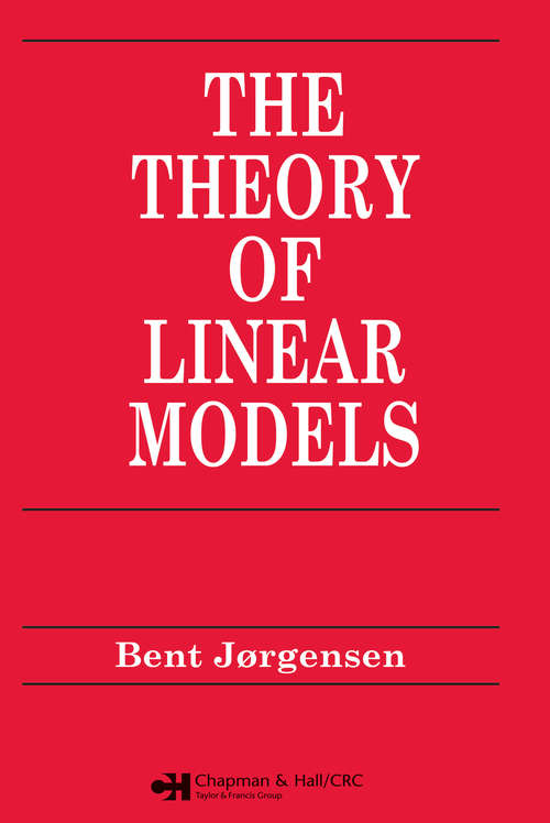 Book cover of Theory of Linear Models