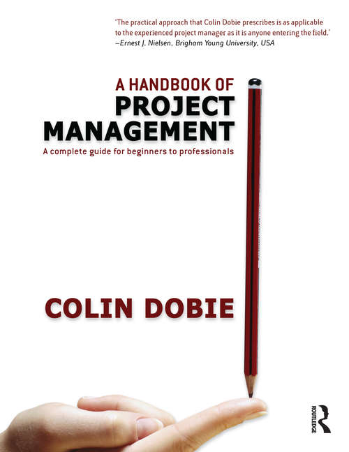 Book cover of Handbook of Project Management: A complete guide for beginners to professionals