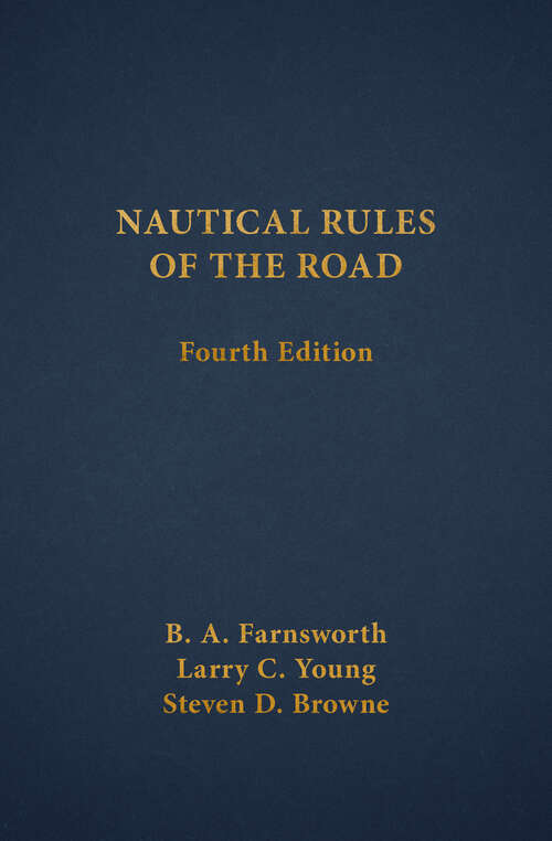 Book cover of Nautical Rules of the Road