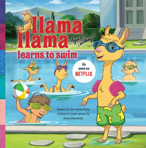 Book cover of Llama Llama Learns to Swim (Llama Llama)