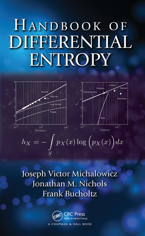 Book cover of Handbook of Differential Entropy