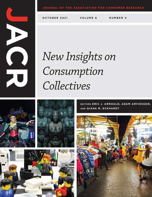 Book cover of The Journal of the Association for Consumer Research, volume 6 number 4 (October 2021)