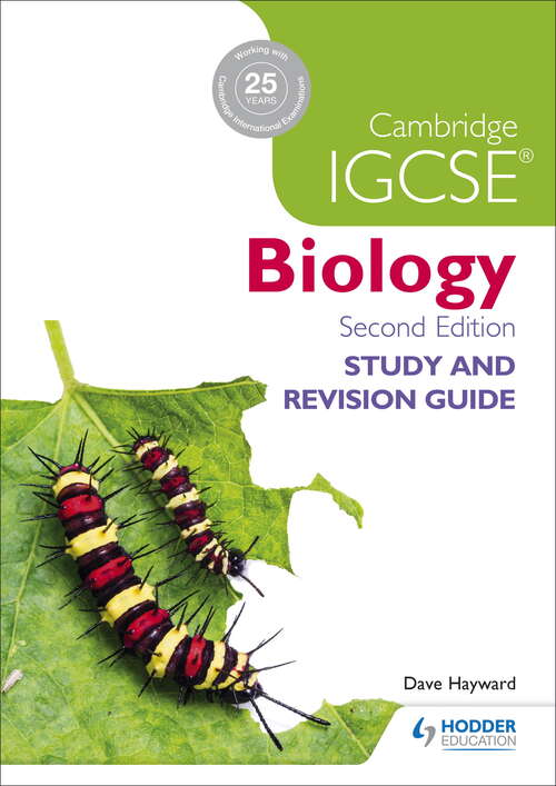 Book cover of Cambridge IGCSE Biology Study and Revision Guide 2nd edition (2)