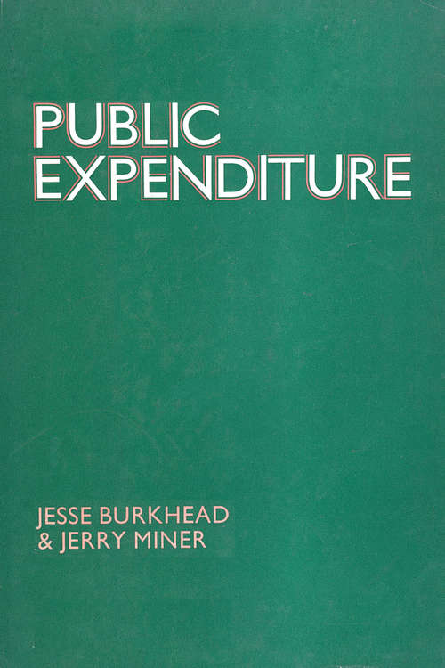 Book cover of Public Expenditure