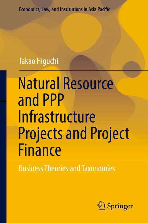 Book cover of Natural Resource and PPP Infrastructure Projects and Project Finance: Business Theories and Taxonomies (Economics, Law, and Institutions in Asia Pacific)