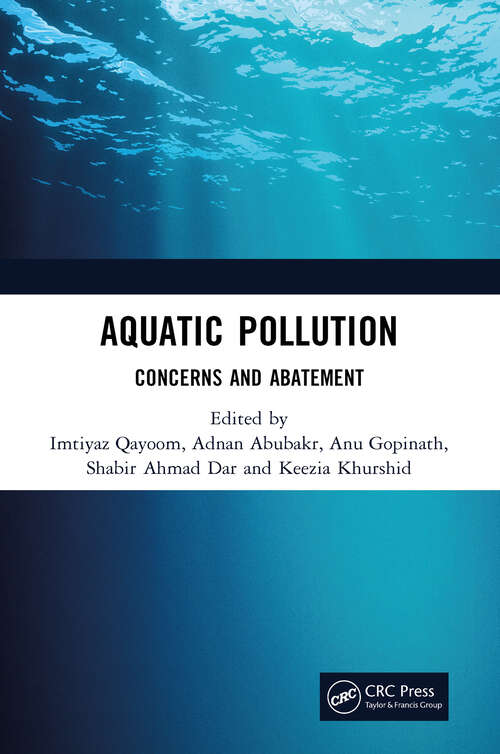 Book cover of Aquatic Pollution: Concerns and Abatement