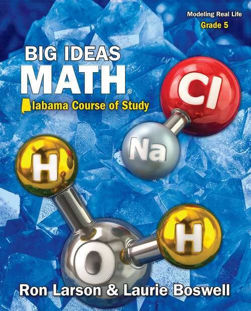Book cover of Big Ideas Math Alabama 2022 Grade 5