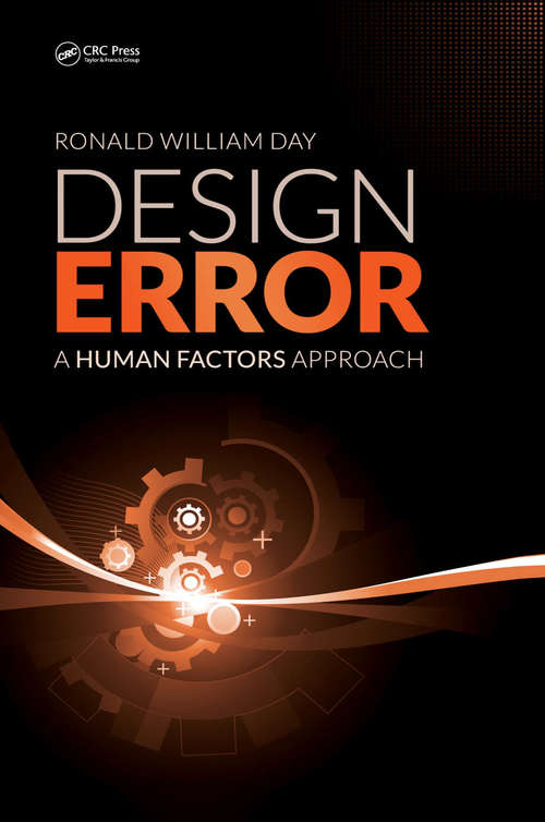 Book cover of Design Error: A Human Factors Approach