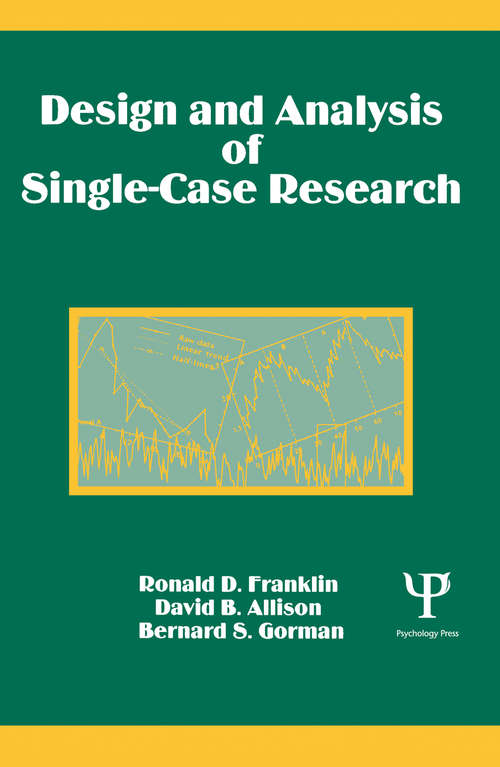 Book cover of Design and Analysis of Single-Case Research
