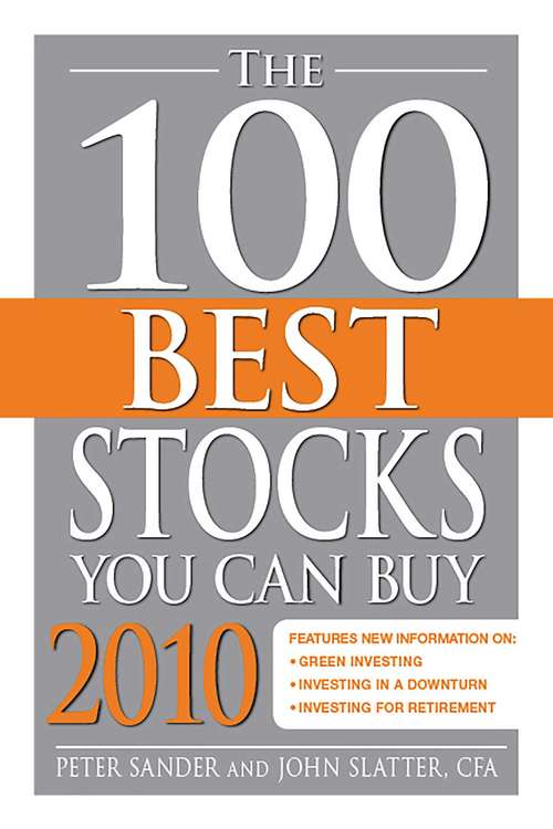 Book cover of The 100 Best Stocks You Can Buy 2010