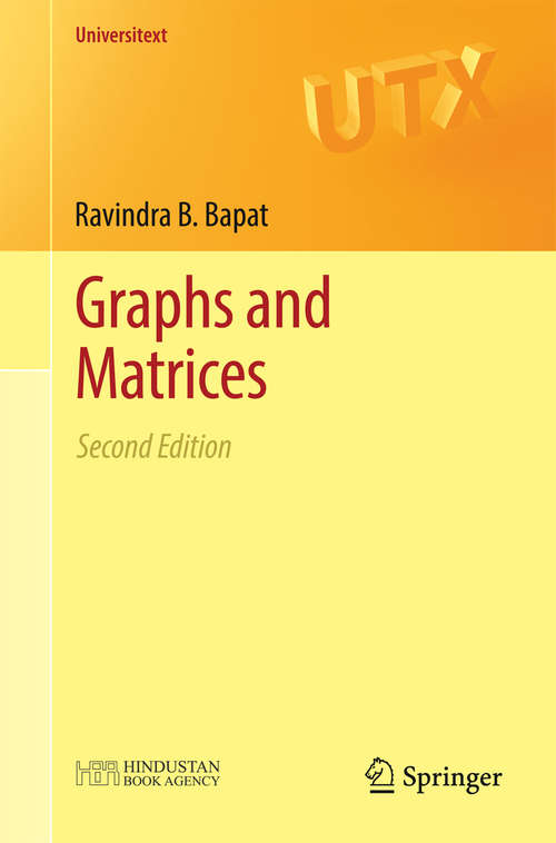 Book cover of Graphs and Matrices