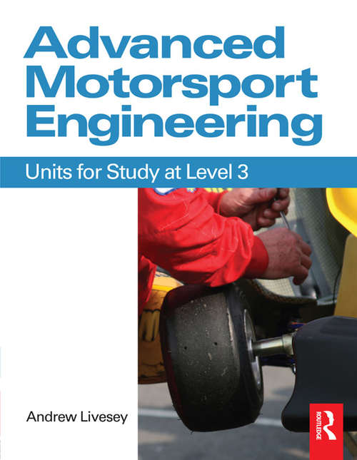 Book cover of Advanced Motorsport Engineering