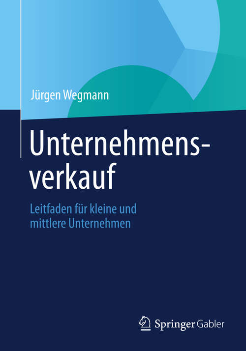 Book cover of Unternehmensverkauf