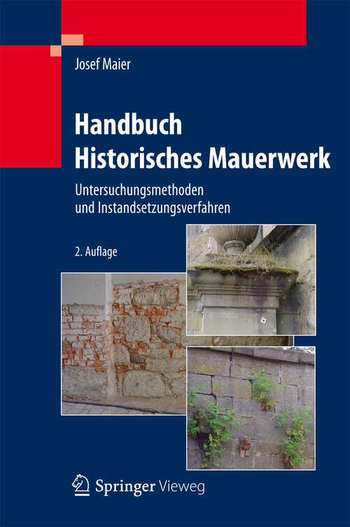 Book cover of Handbuch Historisches Mauerwerk