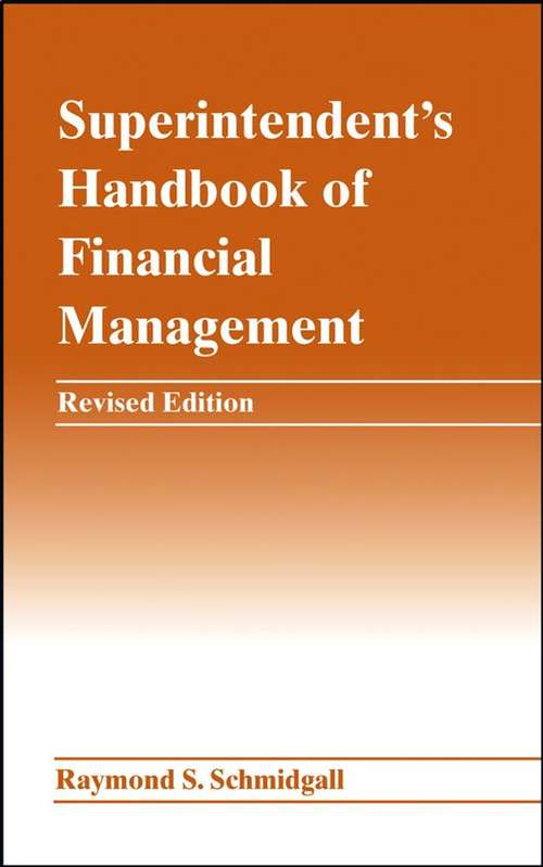 Book cover of Superintendent's Handbook of Financial Management, Revised Edition