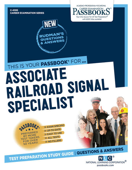 Book cover of Associate Railroad Signal Specialist: Passbooks Study Guide (Career Examination Series)