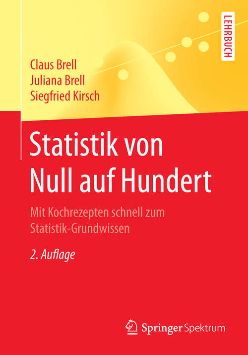 Book cover of Statistik von Null auf Hundert