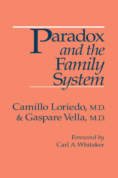 Book cover of Paradox And The Family System