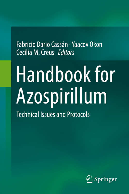 Book cover of Handbook for Azospirillum