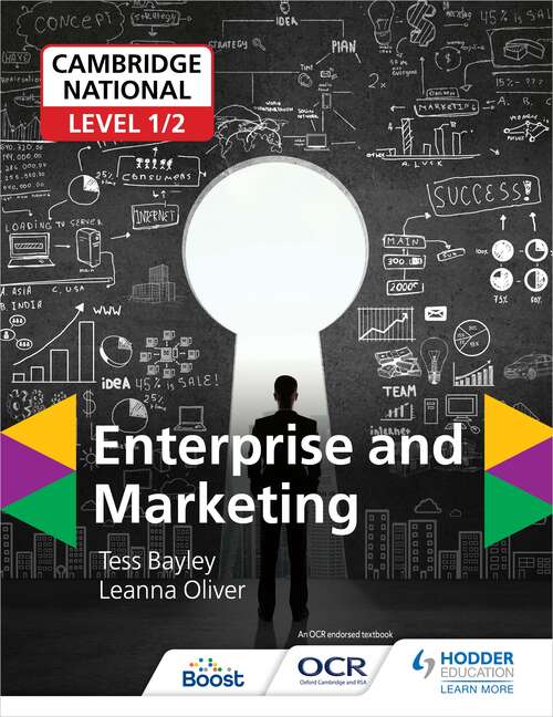 Book cover of Cambridge National Level 1/2 Enterprise and Marketing