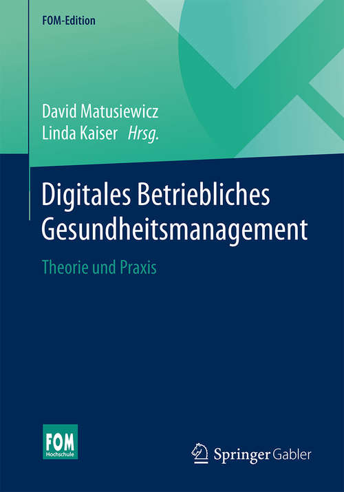 Book cover of Digitales Betriebliches Gesundheitsmanagement