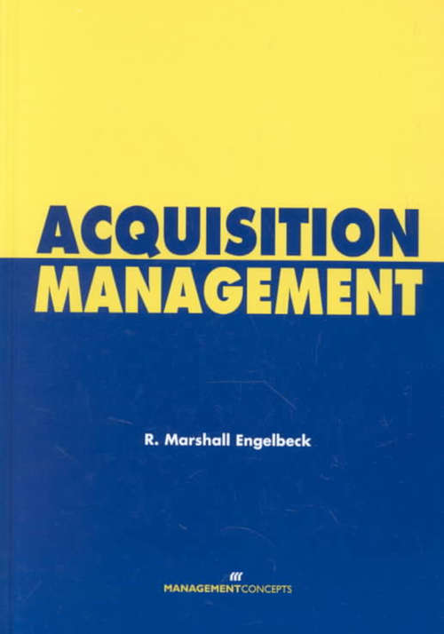 Book cover of Acquisition Management