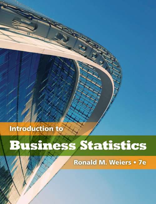 Book cover of Introduction to Business Statistics (Seventh Edition)