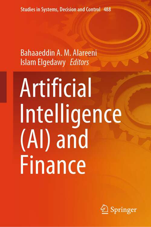 Book cover of Artificial Intelligence (1st ed. 2023) (Studies in Systems, Decision and Control #488)