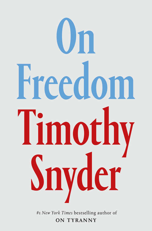 Book cover of On Freedom