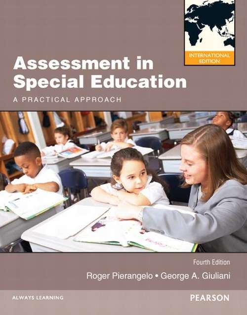 Book cover of Assessment in Special Education: A Practical Approach (Fourth Edition)