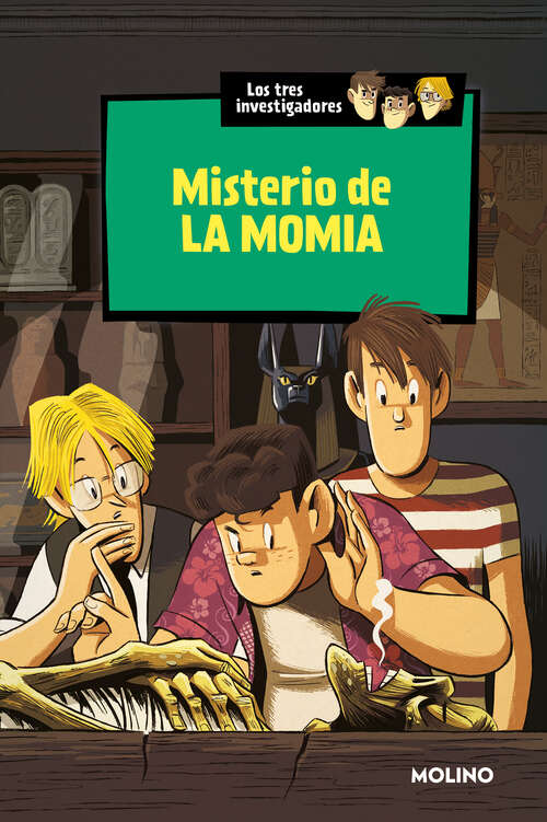 Book cover of Misterio de la momia (Los tres investigadores: Volumen 3)
