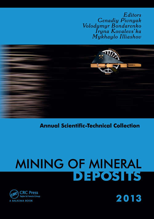 Book cover of Mining of Mineral Deposits