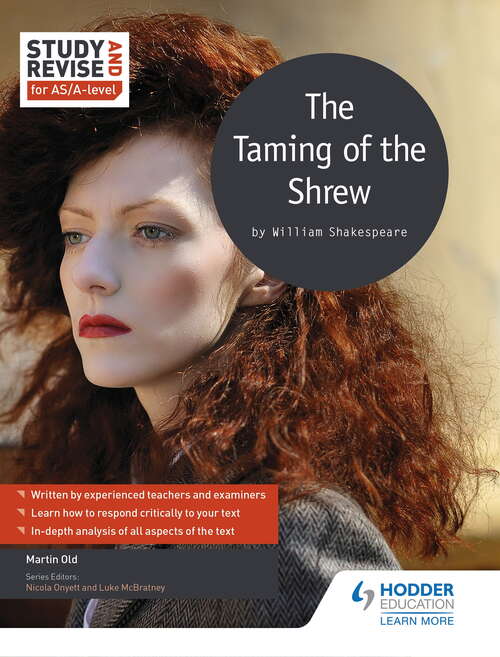 Book cover of Study and Revise: The Taming of the Shrew for AS/A-level