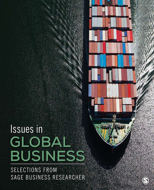 Book cover of Issues in Global Business: Selections from SAGE Business Researcher