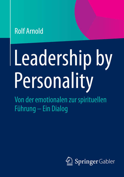 Book cover of Leadership by Personality