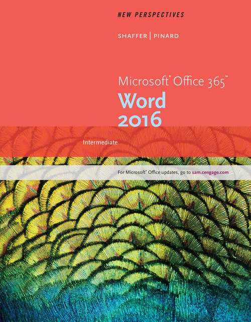 Book cover of New Perspectives Microsoft Office 365 and Word 2016: Intermediate