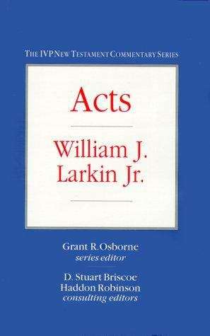 Book cover of Acts (IVP New Testament Commentary)