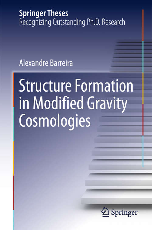 Book cover of Structure Formation in Modified Gravity Cosmologies