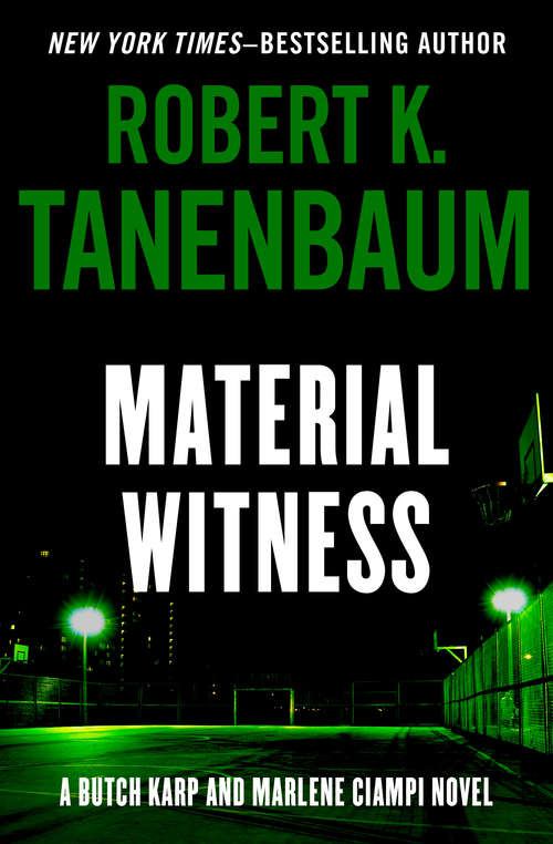 Book cover of Material Witness: Reversible Error, Material Witness, And Justice Denied (Butch Karp and Marlene Ciampi #5)