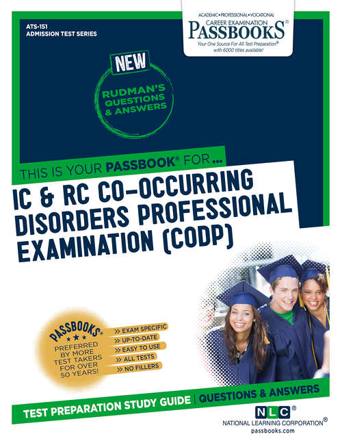 Book cover of IC & RC Co-Occurring Disorders Professional Examination: Passbooks Study Guide (Admission Test Series)
