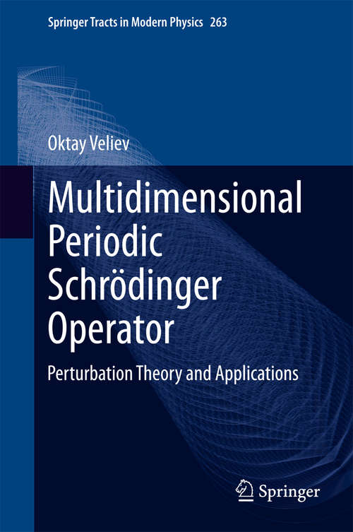 Book cover of Multidimensional Periodic Schrödinger Operator