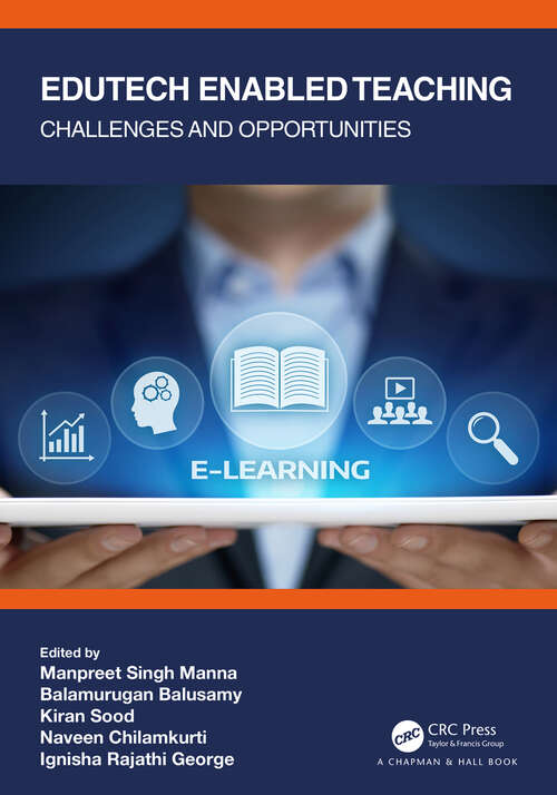 Book cover of Edutech Enabled Teaching: Challenges and Opportunities