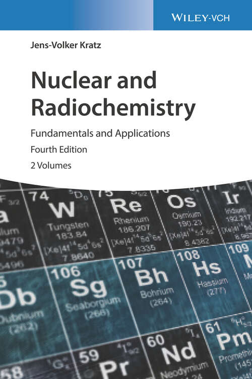 Book cover of Nuclear and Radiochemistry: Fundamentals and Applications (4)