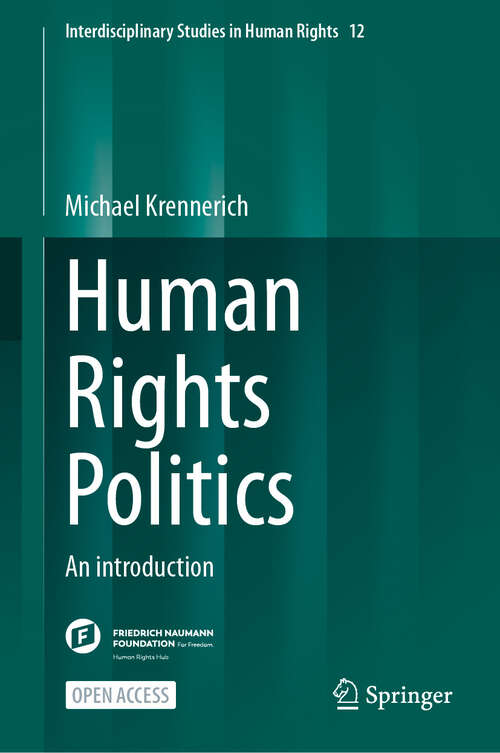 Book cover of Human Rights Politics: An introduction (2024) (Interdisciplinary Studies in Human Rights #12)