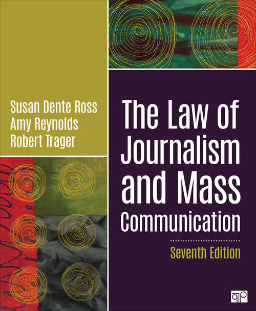 Book cover of The Law of Journalism and Mass Communication (Seventh Edition)