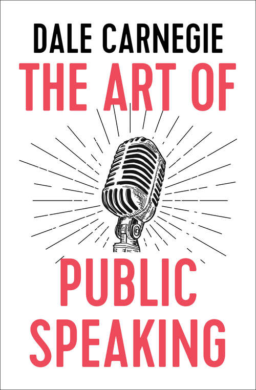 Book cover of The Art of Public Speaking