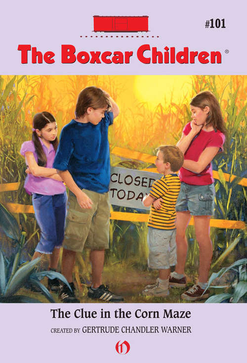 Book cover of The Clue in the Corn Maze (Boxcar Children #101)