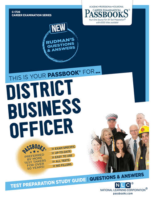 Book cover of District Business Officer: Passbooks Study Guide (Career Examination Series)
