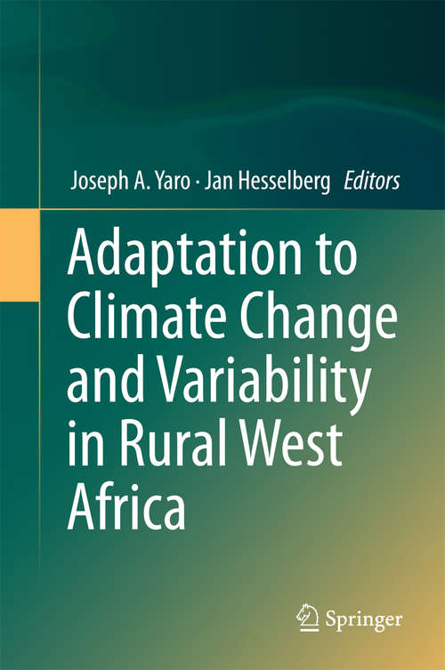 Book cover of Adaptation to Climate Change and Variability in Rural West Africa