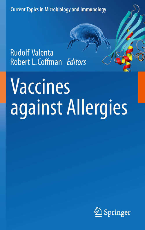 Book cover of Vaccines against Allergies